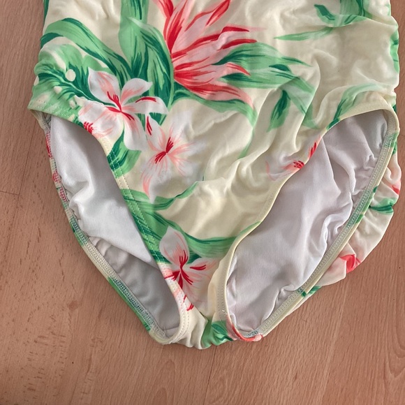 80s Christina floral small bathing suit - Picture 11 of 12
